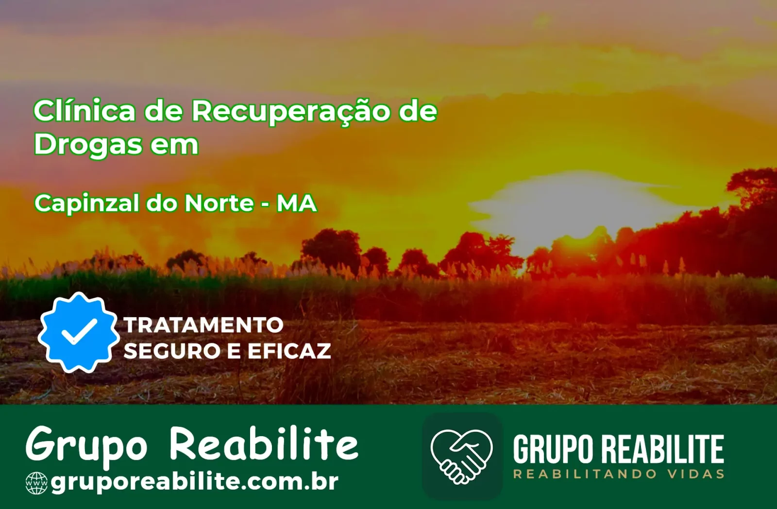 🚨 Clínica de Recuperação de Drogas em Capinzal do Norte - MA