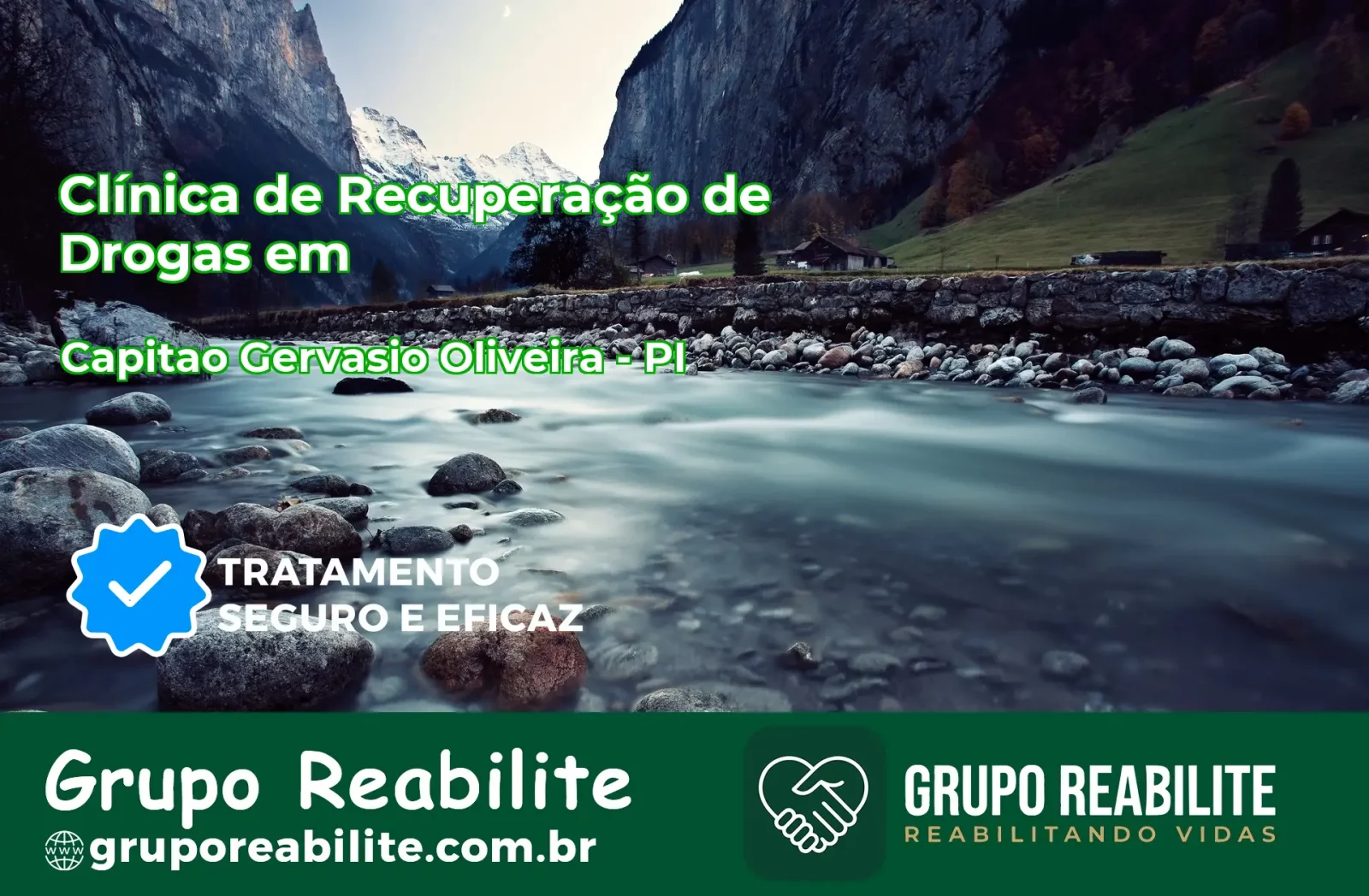 🚨 Clínica de Recuperação de Drogas em Capitão Gervásio Oliveira - PI