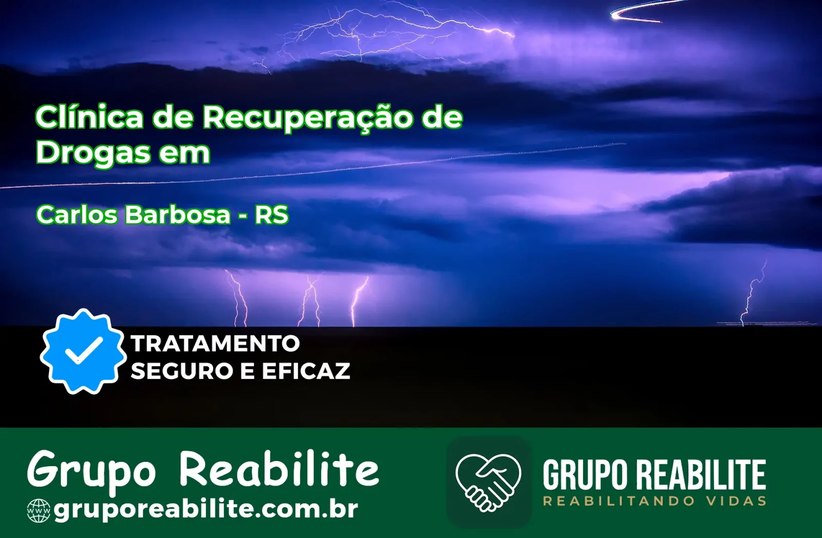 🚨 Clínica de Recuperação de Drogas em Carlos Barbosa - RS