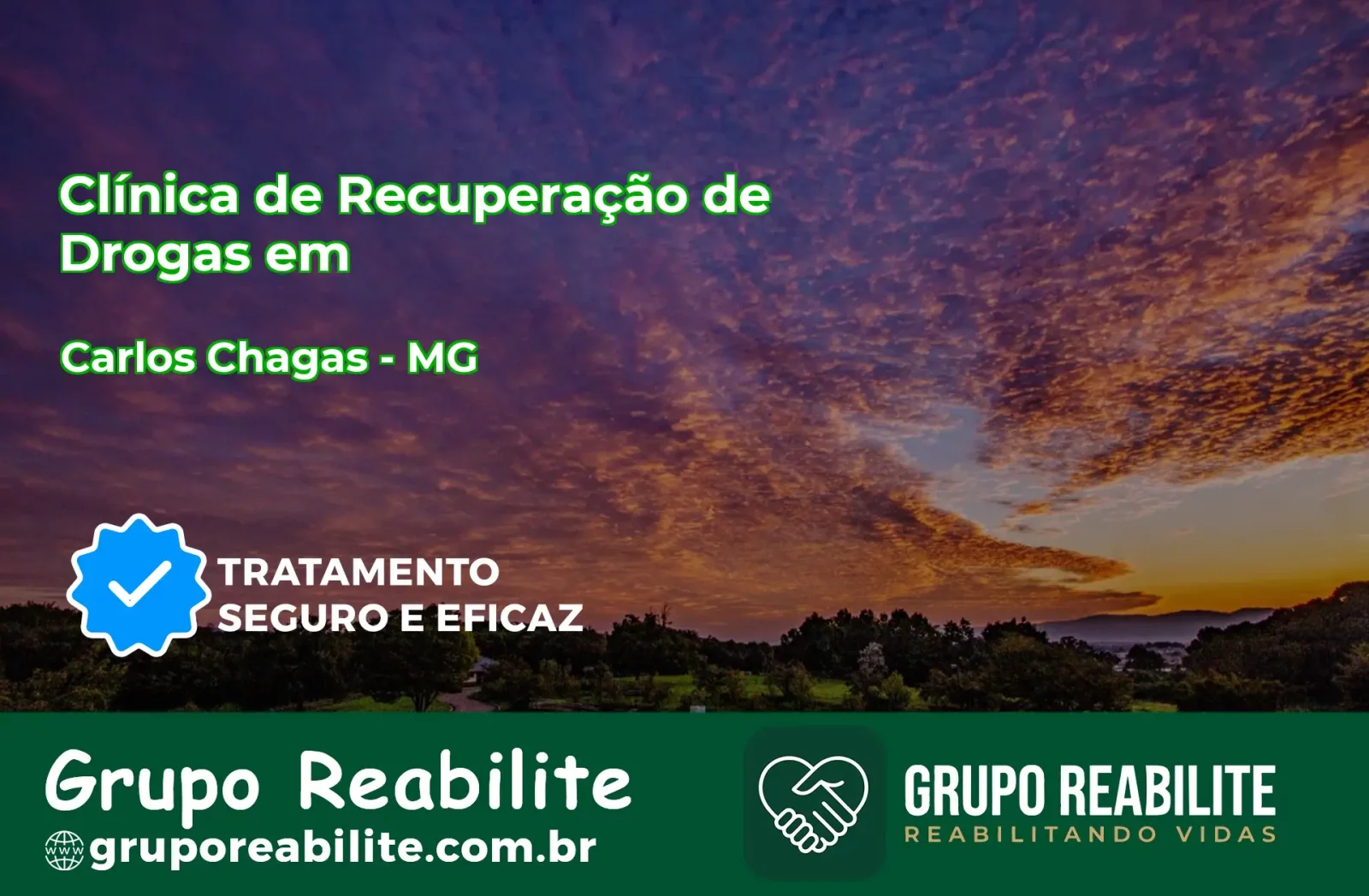 🚨 Clínica de Recuperação de Drogas em Carlos Chagas - MG