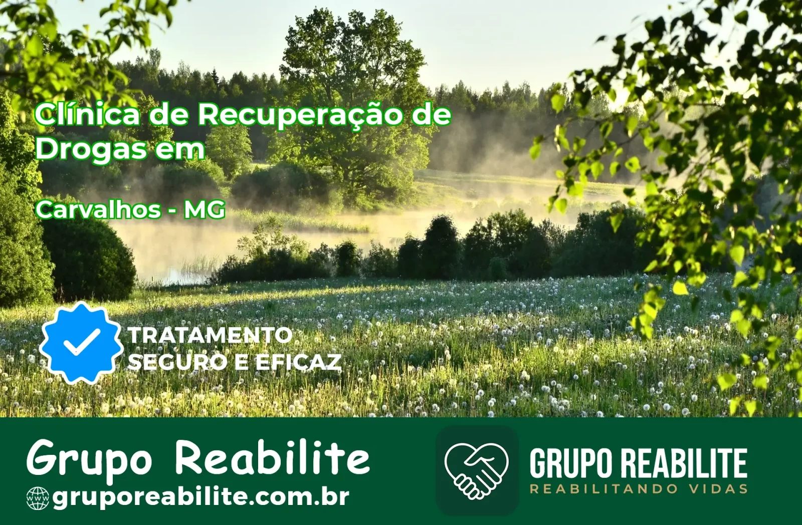 🚨 Clínica de Recuperação de Drogas em Carvalhos - MG