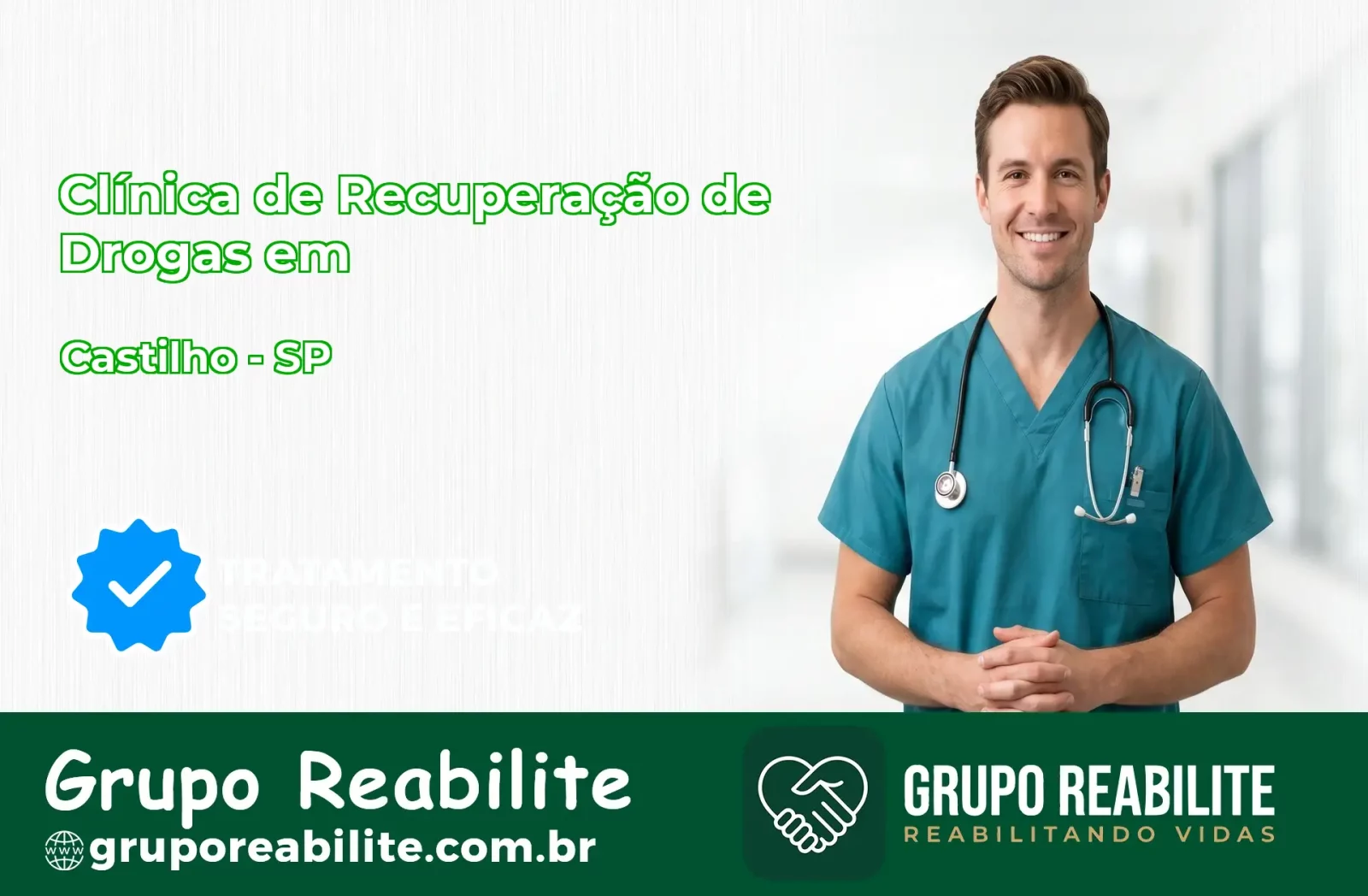 🚨 Clínica de Recuperação de Drogas em Castilho - SP