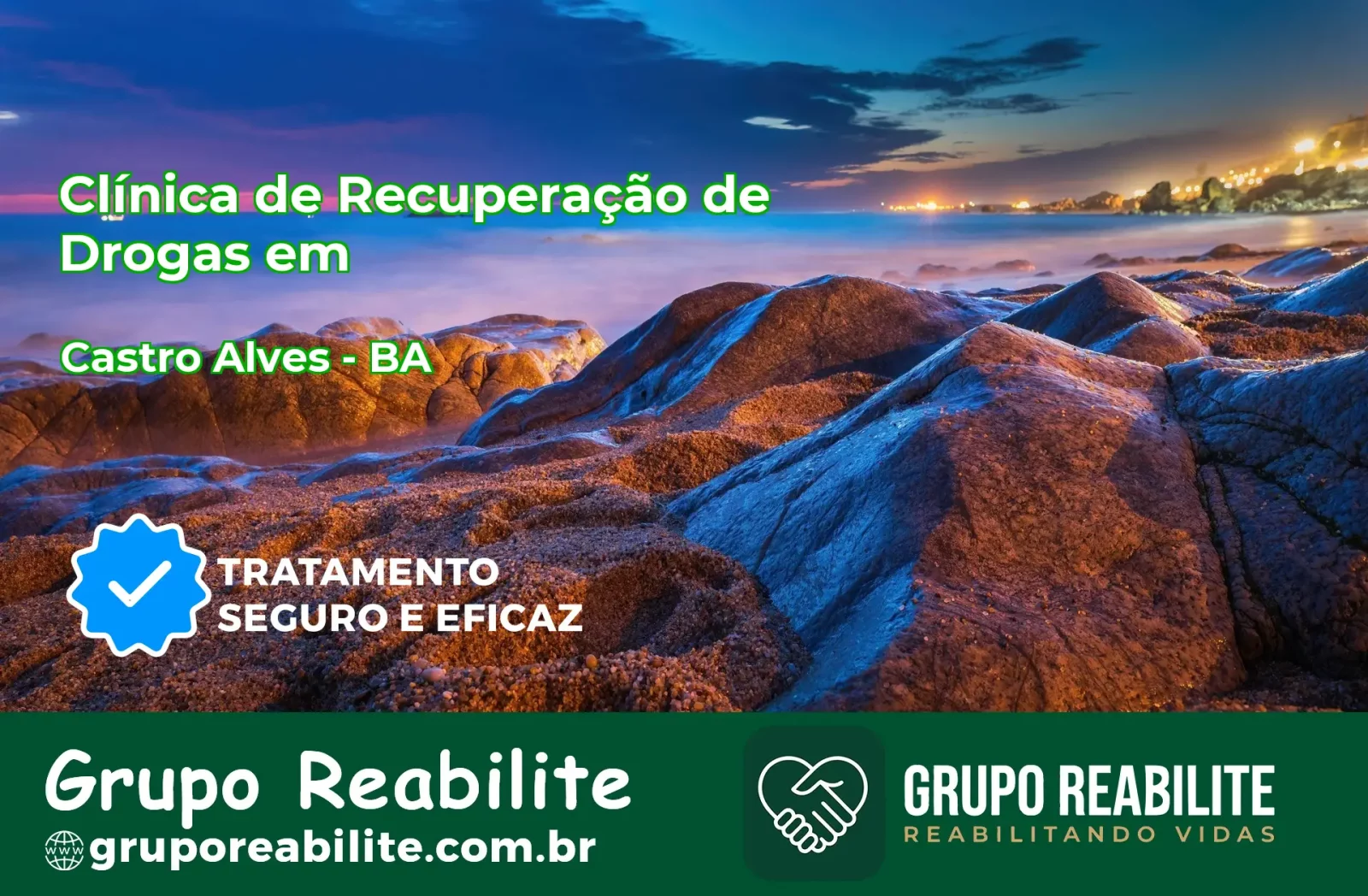 🚨 Clínica de Recuperação de Drogas em Castro Alves - BA
