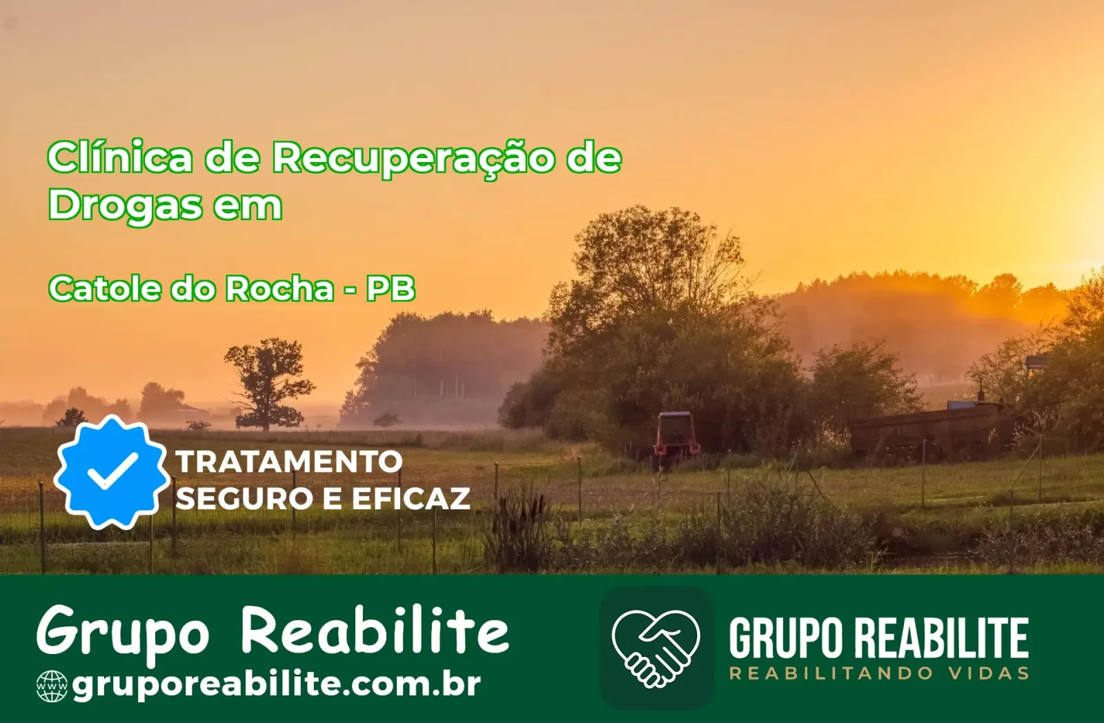 🚨 Clínica de Recuperação de Drogas em Catolé do Rocha - PB