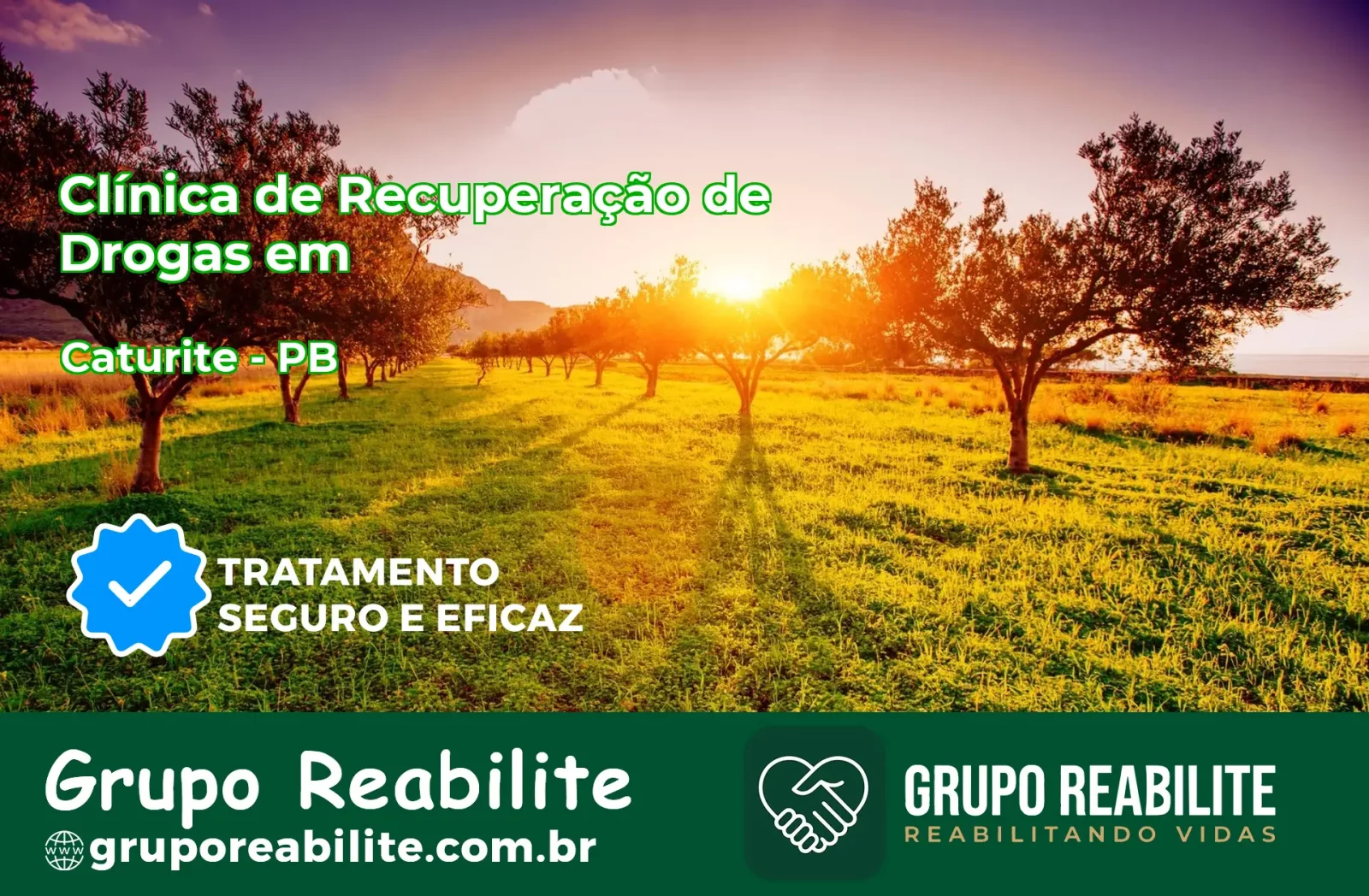 🚨 Clínica de Recuperação de Drogas em Caturité - PB