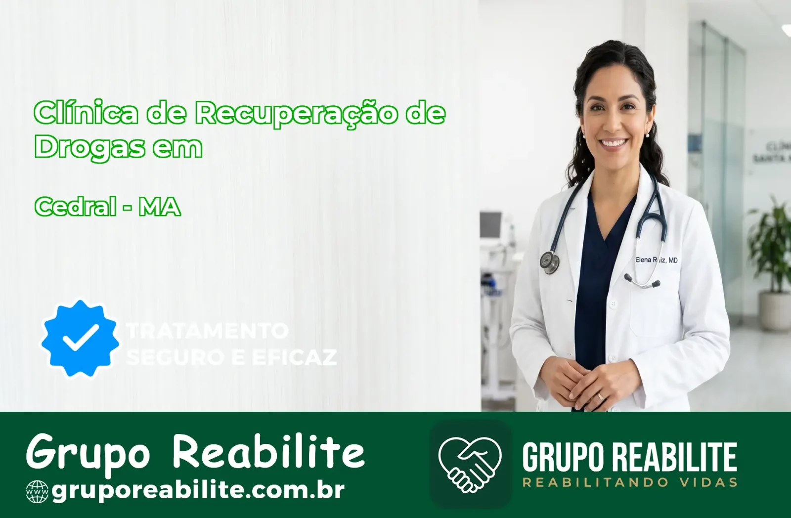 🚨 Clínica de Recuperação de Drogas em Cedral - MA