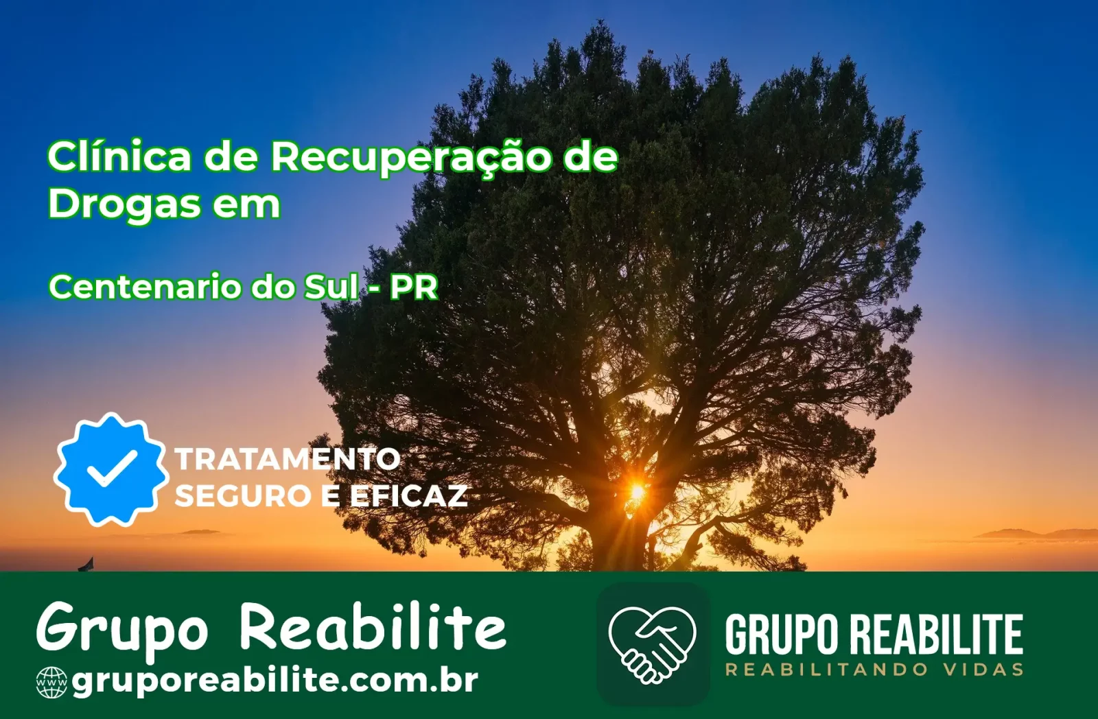 🚨 Clínica de Recuperação de Drogas em Centenário do Sul - PR
