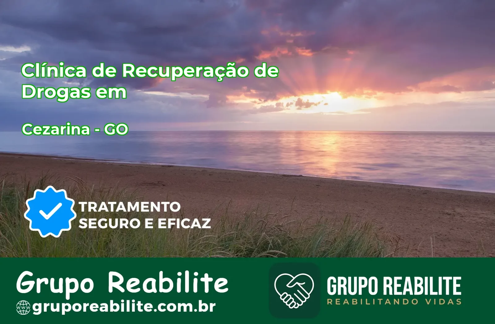 🚨 Clínica de Recuperação de Drogas em Cezarina - GO