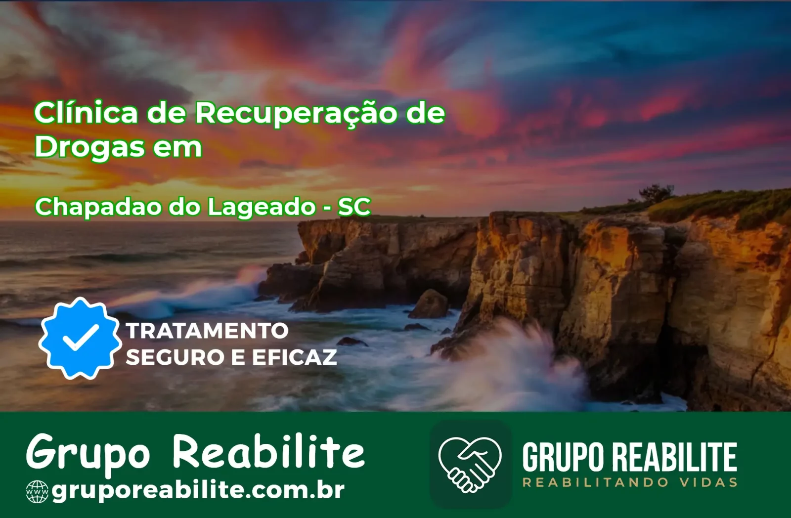 🚨 Clínica de Recuperação de Drogas em Chapadão do Lageado - SC
