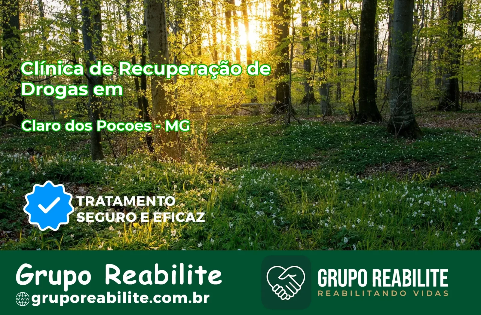 🚨 Clínica de Recuperação de Drogas em Claro dos Poções - MG