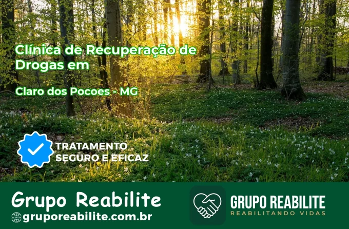 🚨 Clínica de Recuperação de Drogas em Claro dos Poções - MG