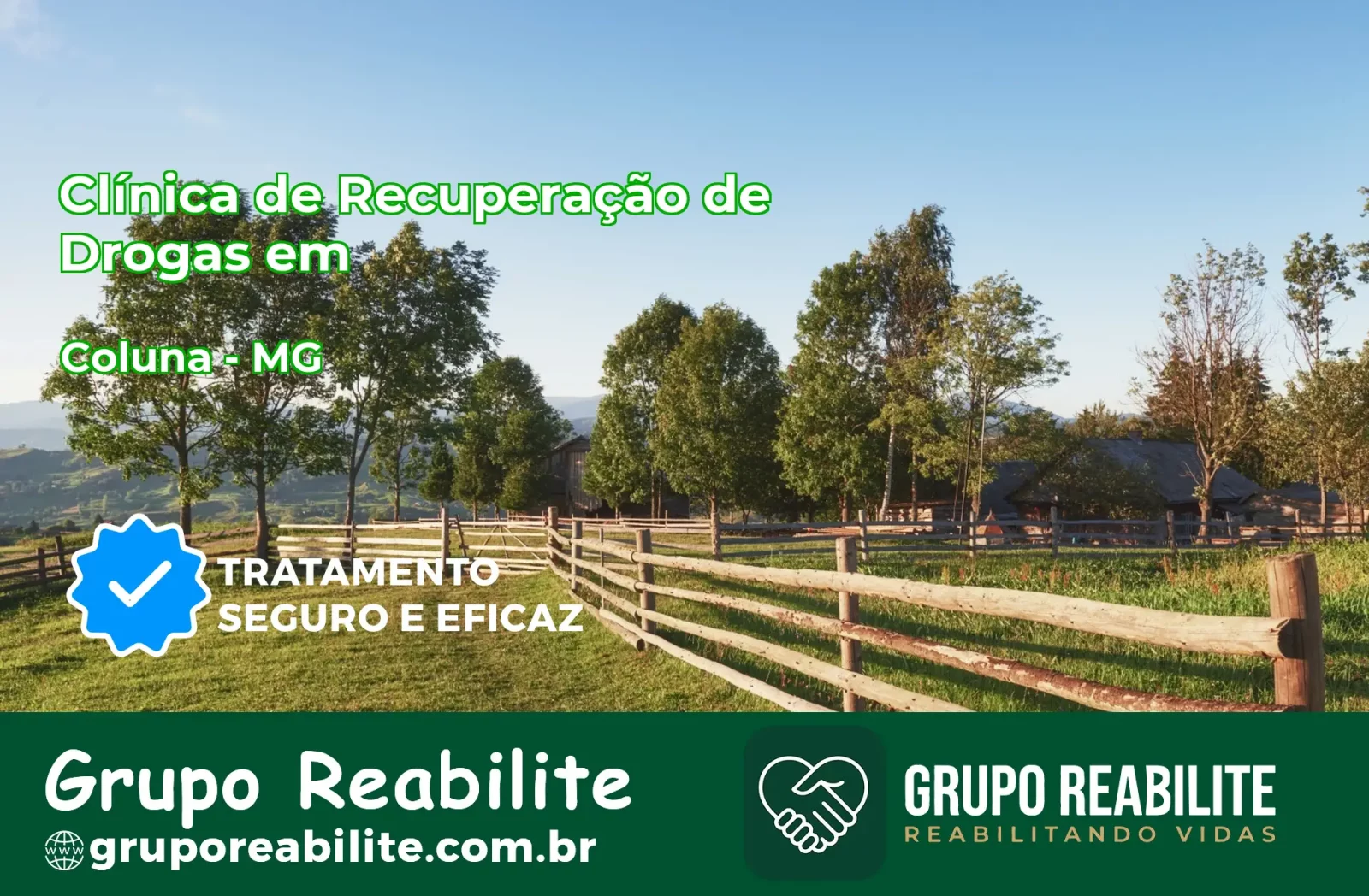 🚨 Clínica de Recuperação de Drogas em Coluna - MG