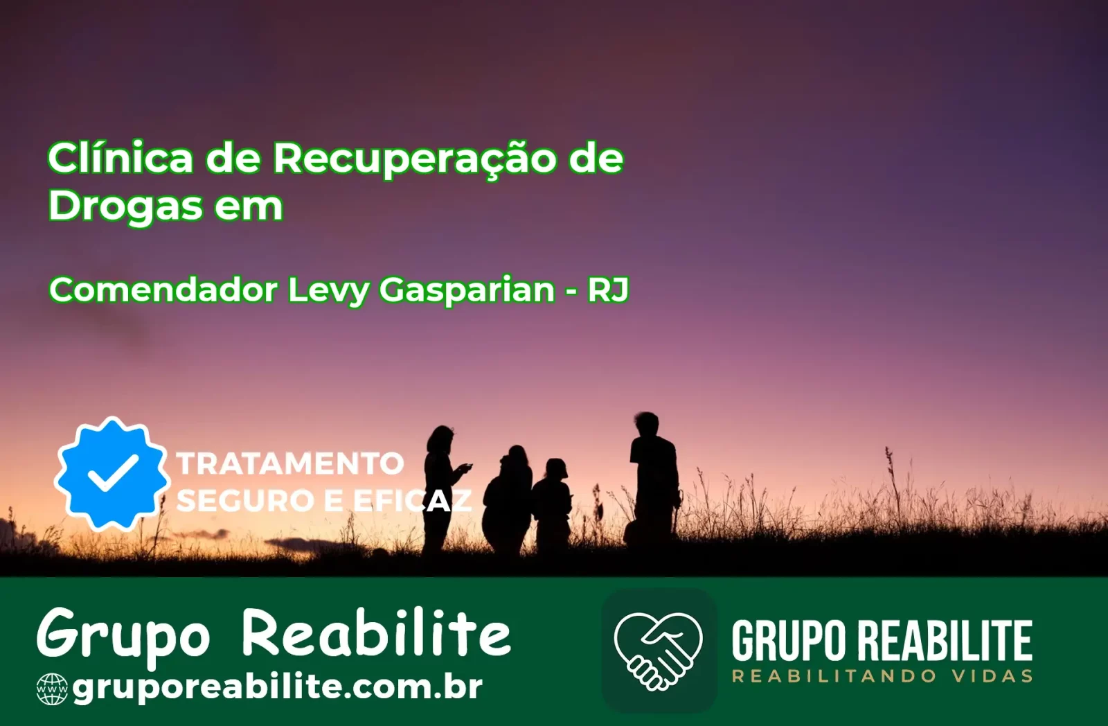 🚨 Clínica de Recuperação de Drogas em Comendador Levy Gasparian - RJ
