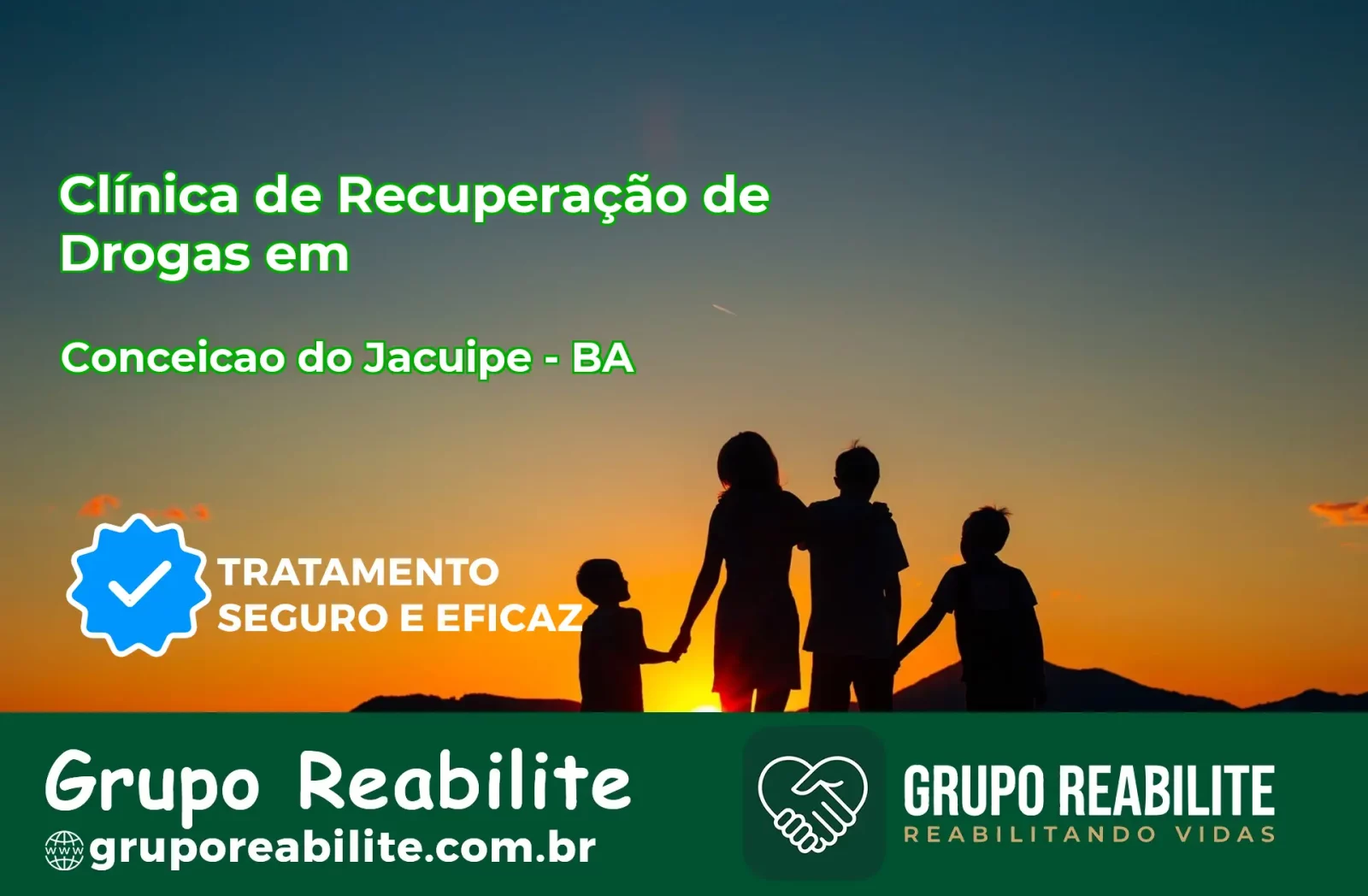🚨 Clínica de Recuperação de Drogas em Conceição do Jacuípe - BA