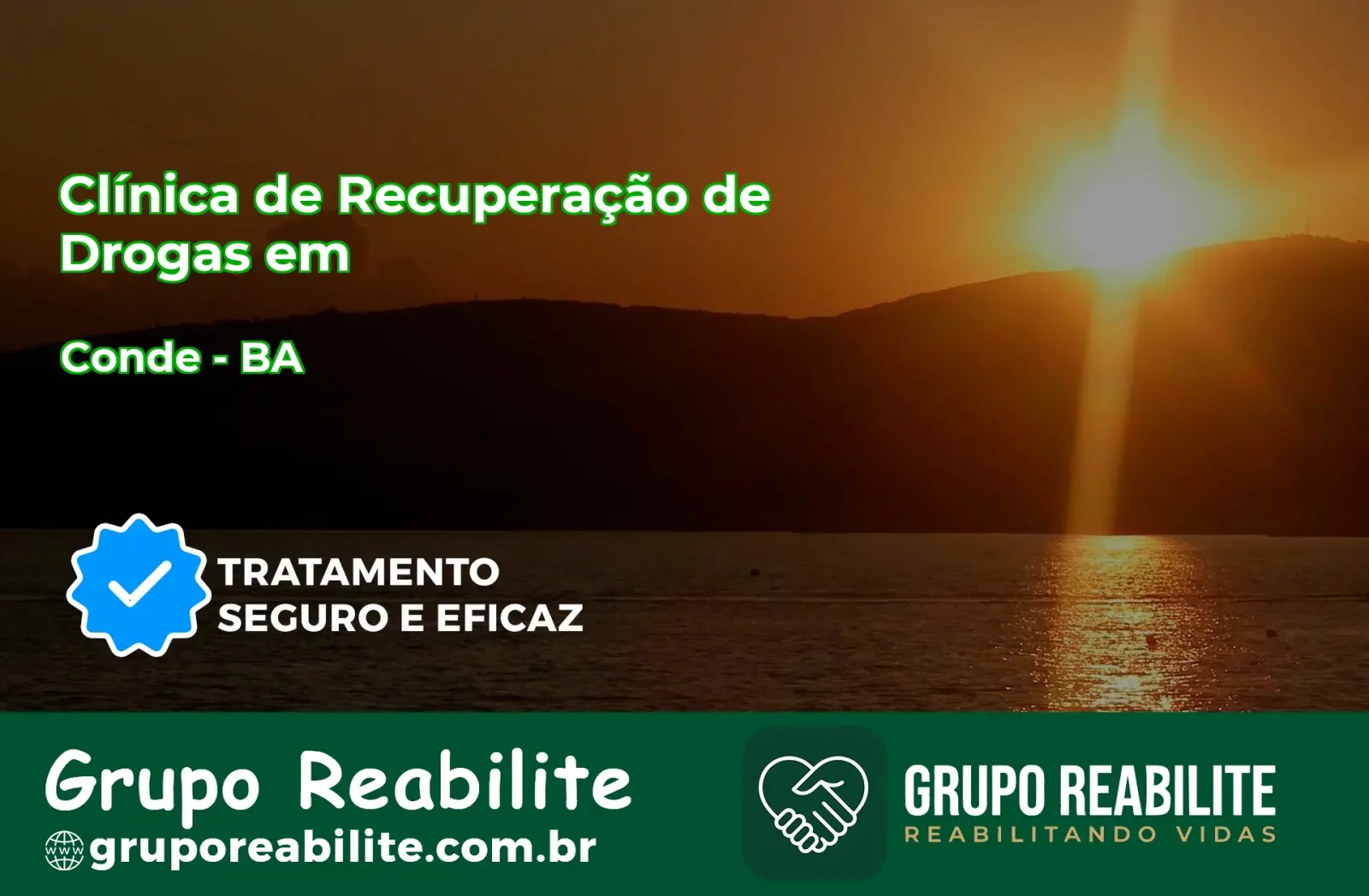 🚨 Clínica de Recuperação de Drogas em Conde - BA