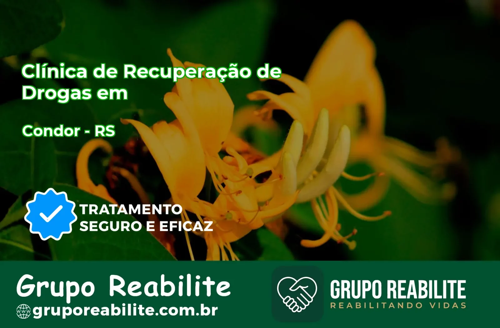🚨 Clínica de Recuperação de Drogas em Condor - RS