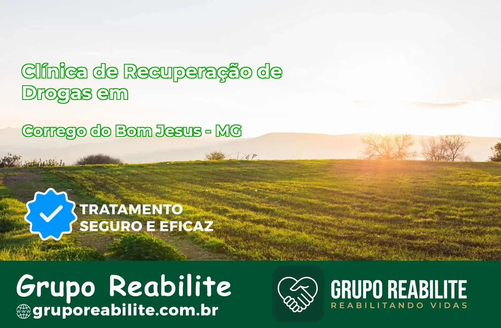 🚨 Clínica de Recuperação de Drogas em Córrego do Bom Jesus - MG