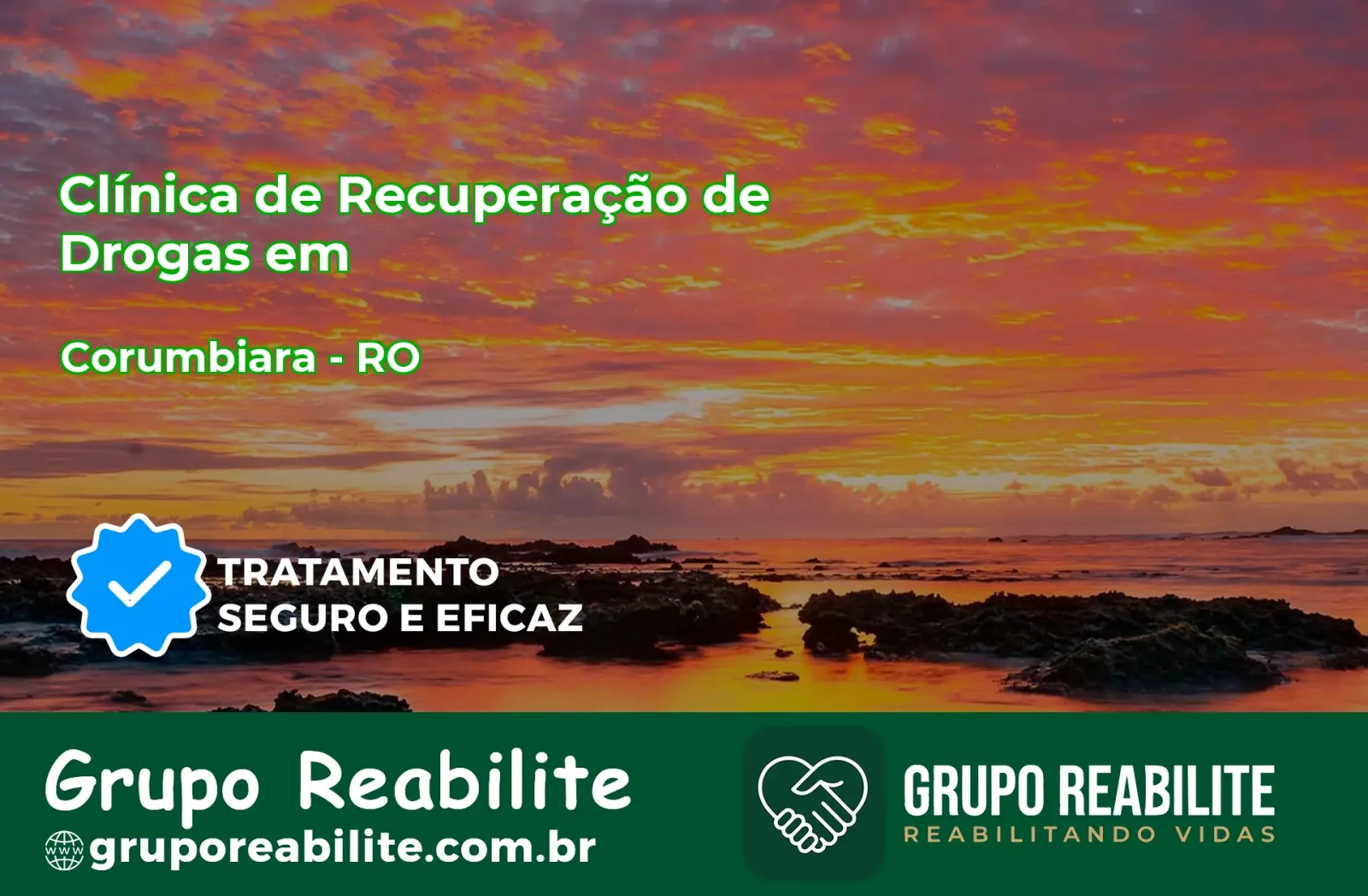 🚨 Clínica de Recuperação de Drogas em Corumbiara - RO