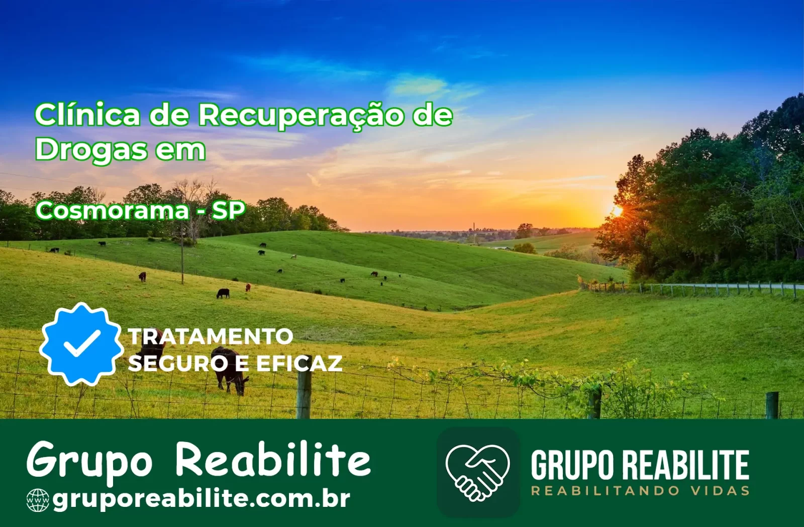 🚨 Clínica de Recuperação de Drogas em Cosmorama - SP