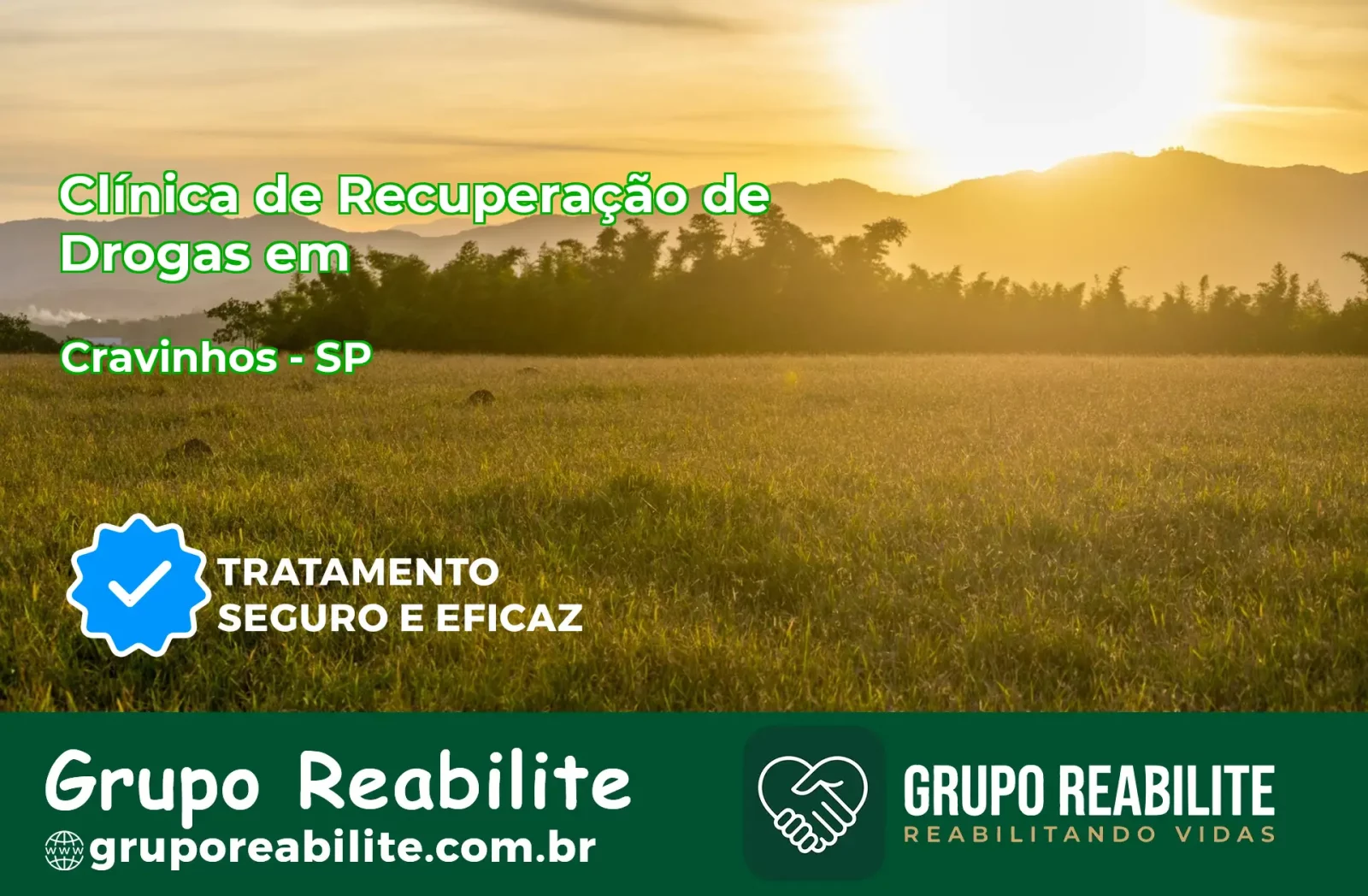 🚨 Clínica de Recuperação de Drogas em Cravinhos - SP