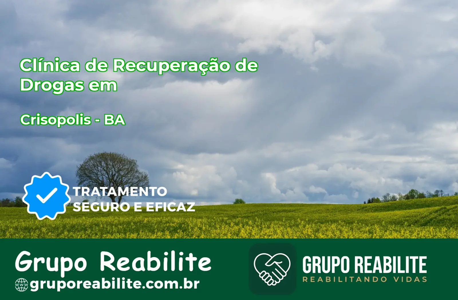 🚨 Clínica de Recuperação de Drogas em Crisópolis - BA