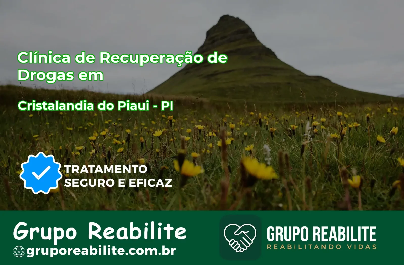 🚨 Clínica de Recuperação de Drogas em Cristalândia do Piauí - PI