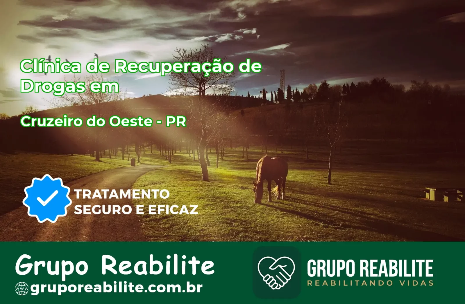 🚨 Clínica de Recuperação de Drogas em Cruzeiro do Oeste - PR
