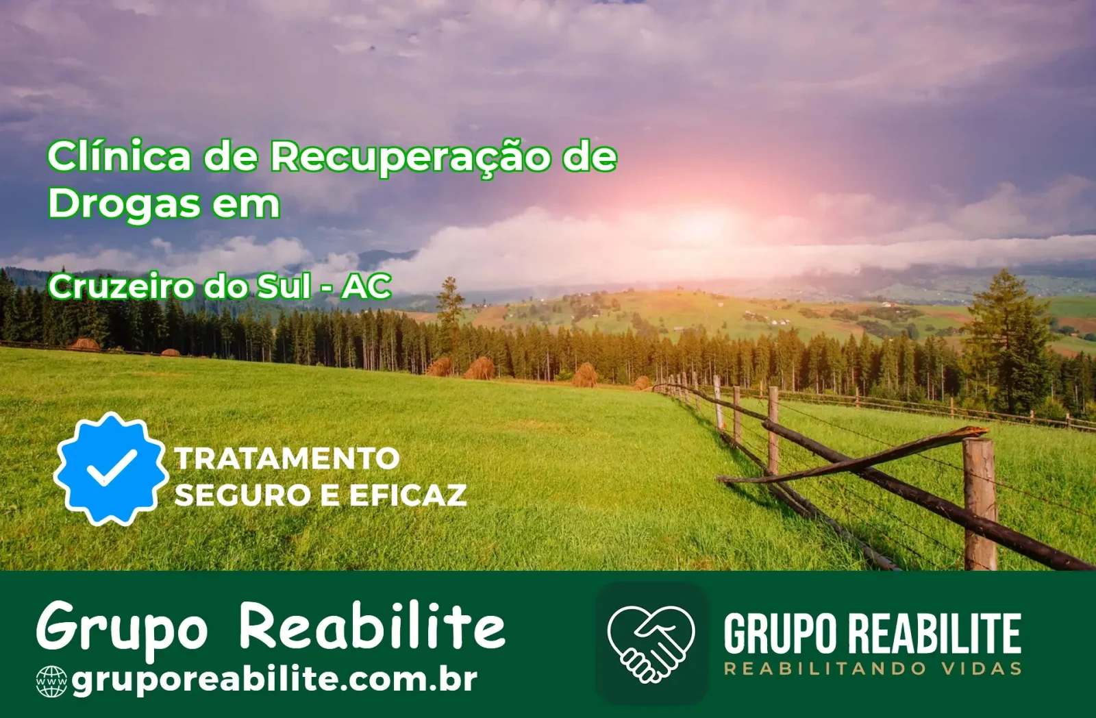 🚨 Clínica de Recuperação de Drogas em Cruzeiro do Sul - AC