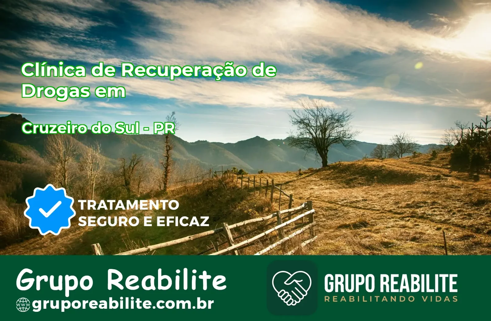 🚨 Clínica de Recuperação de Drogas em Cruzeiro do Sul - PR