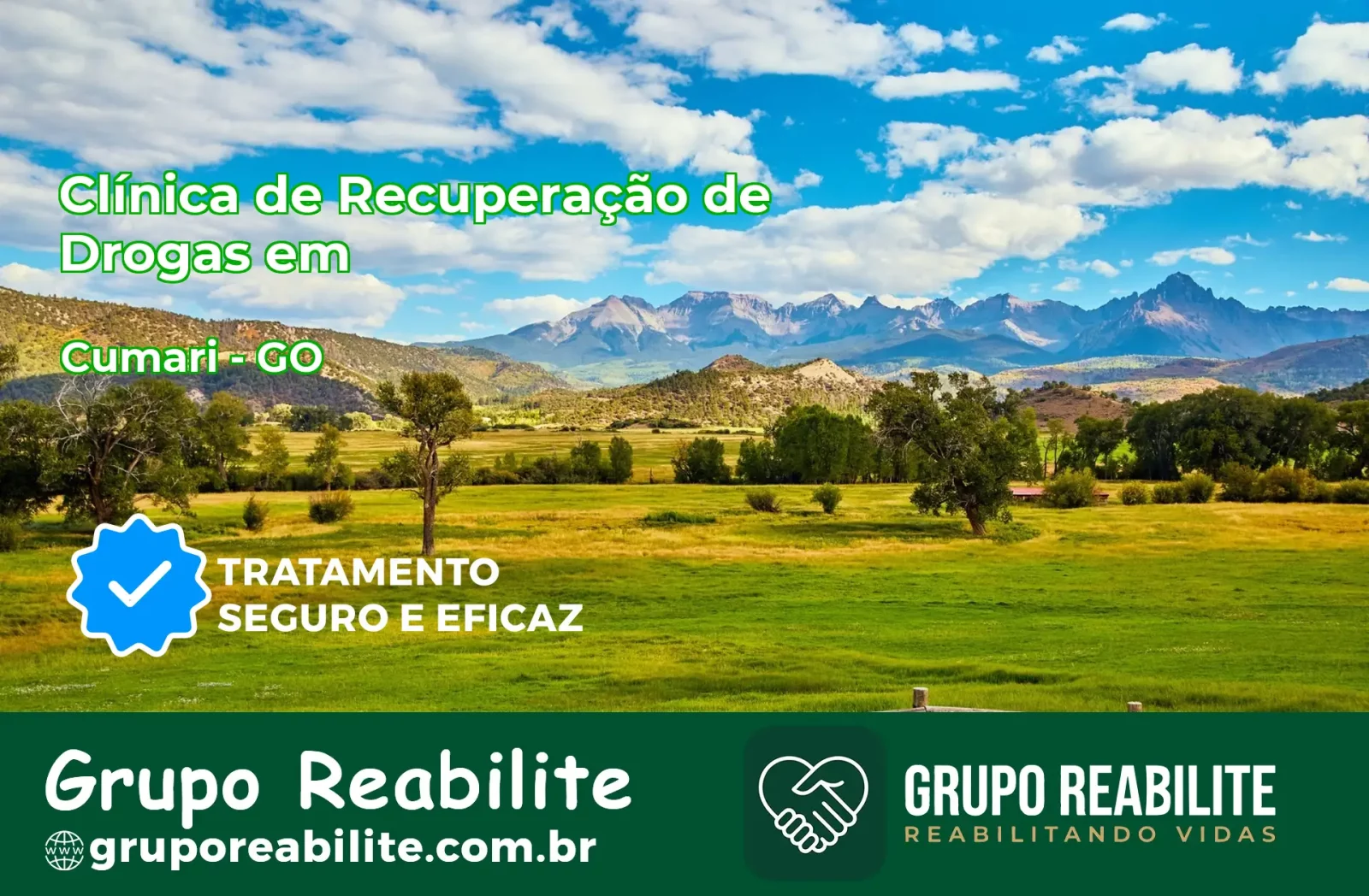 🚨 Clínica de Recuperação de Drogas em Cumari - GO