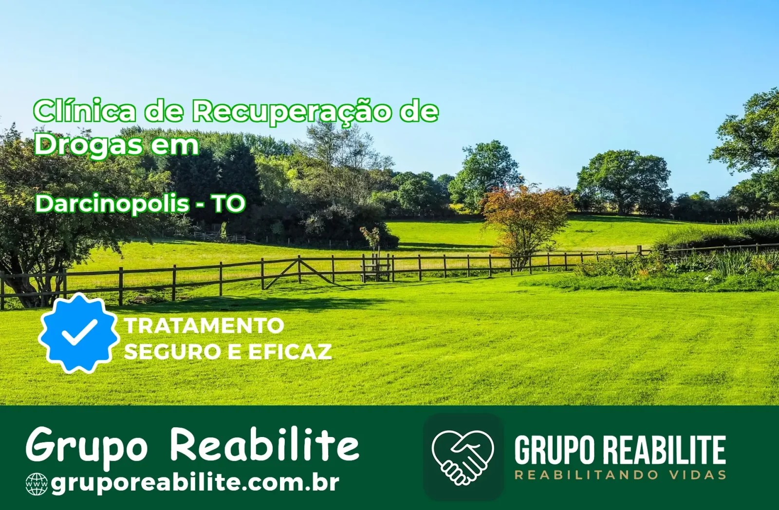 🚨 Clínica de Recuperação de Drogas em Darcinópolis - TO
