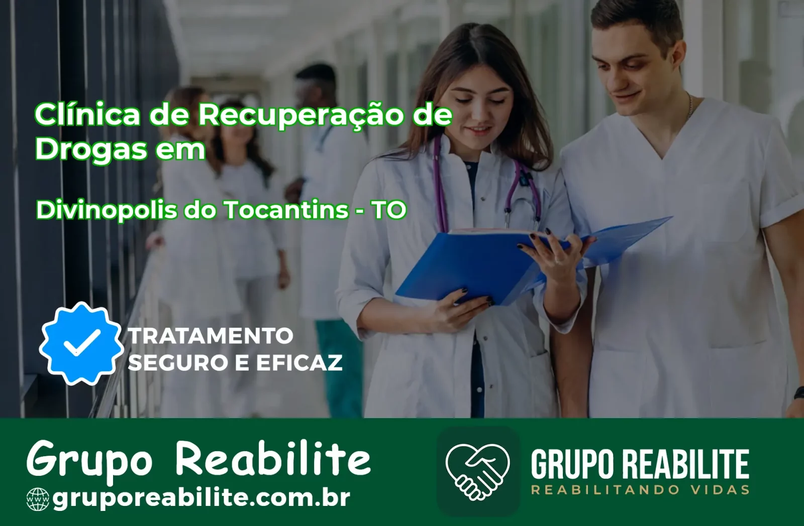 🚨 Clínica de Recuperação de Drogas em Divinópolis do Tocantins - TO