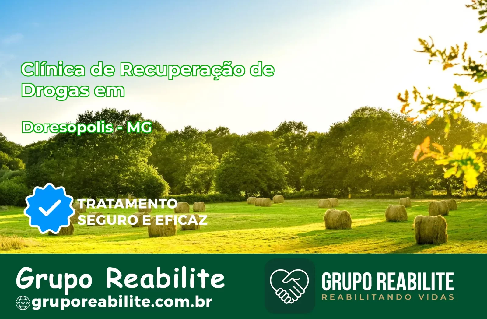 🚨 Clínica de Recuperação de Drogas em Doresópolis - MG