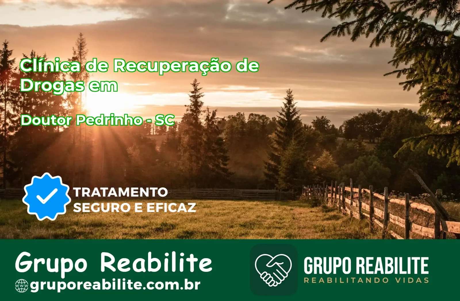 🚨 Clínica de Recuperação de Drogas em Doutor Pedrinho - SC