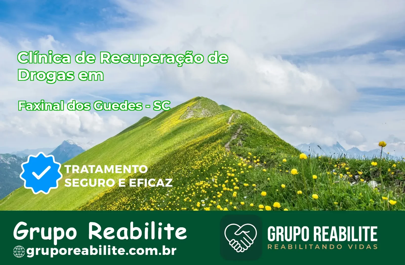 🚨 Clínica de Recuperação de Drogas em Faxinal dos Guedes - SC