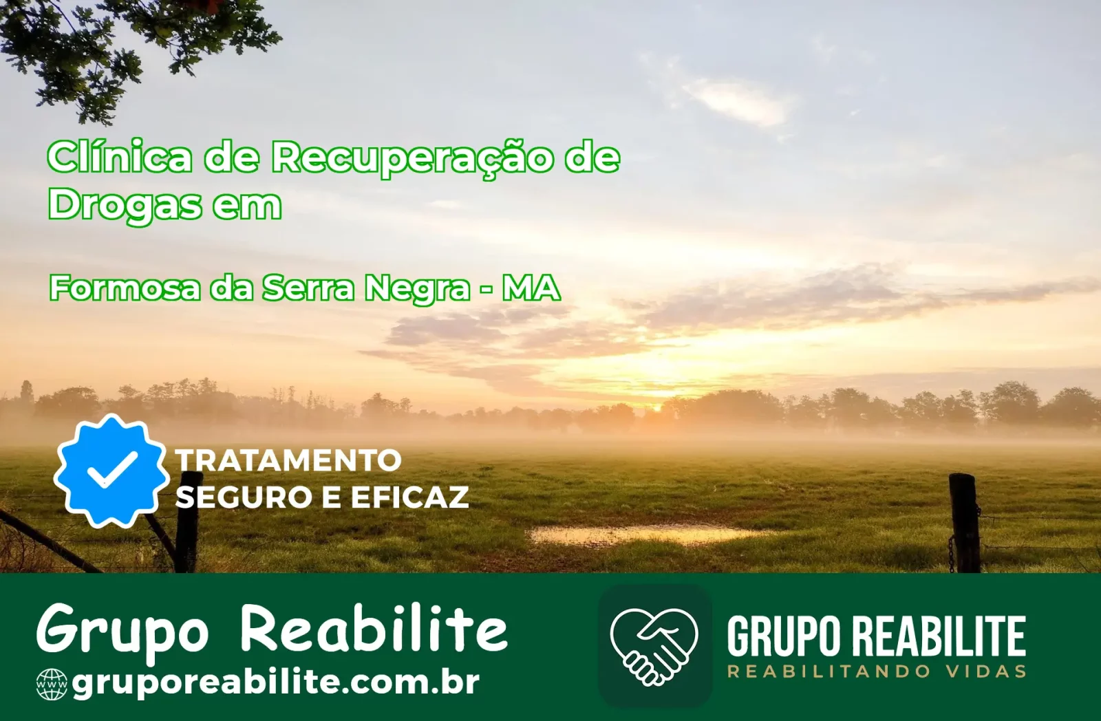 🚨 Clínica de Recuperação de Drogas em Formosa da Serra Negra - MA