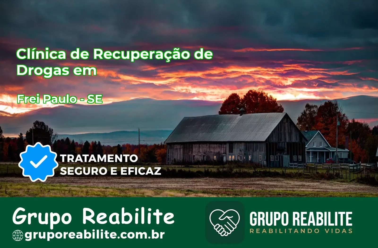 🚨 Clínica de Recuperação de Drogas em Frei Paulo - SE