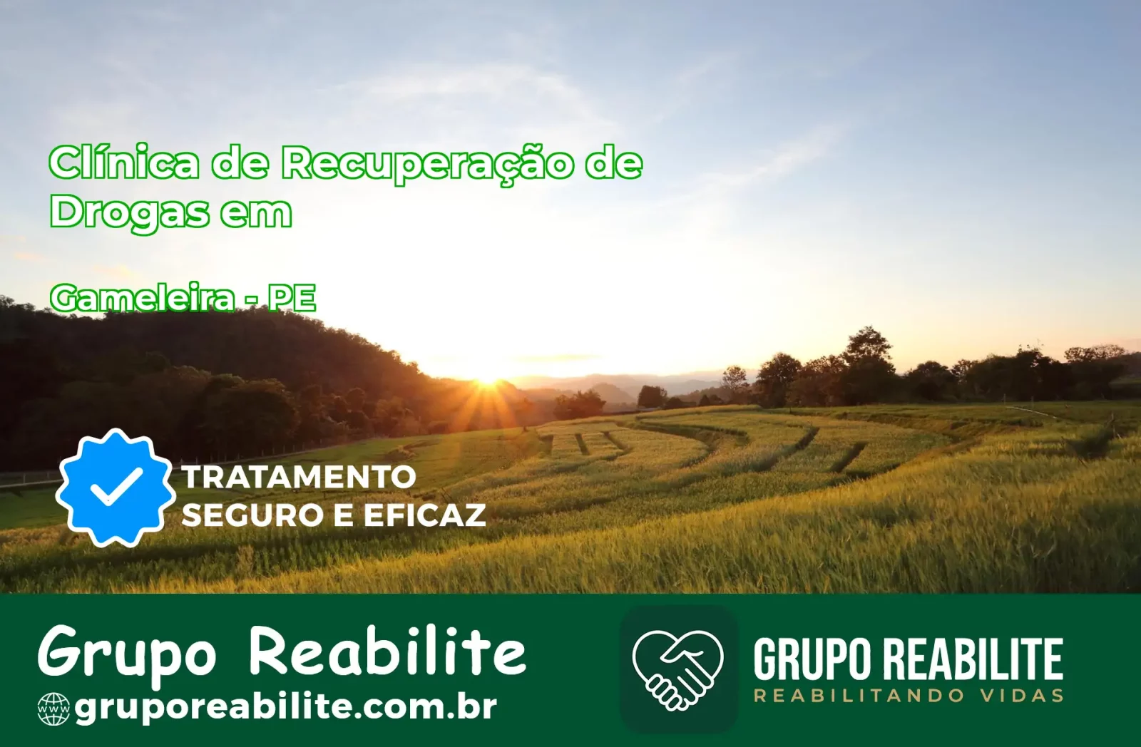 🚨 Clínica de Recuperação de Drogas em Gameleira - PE