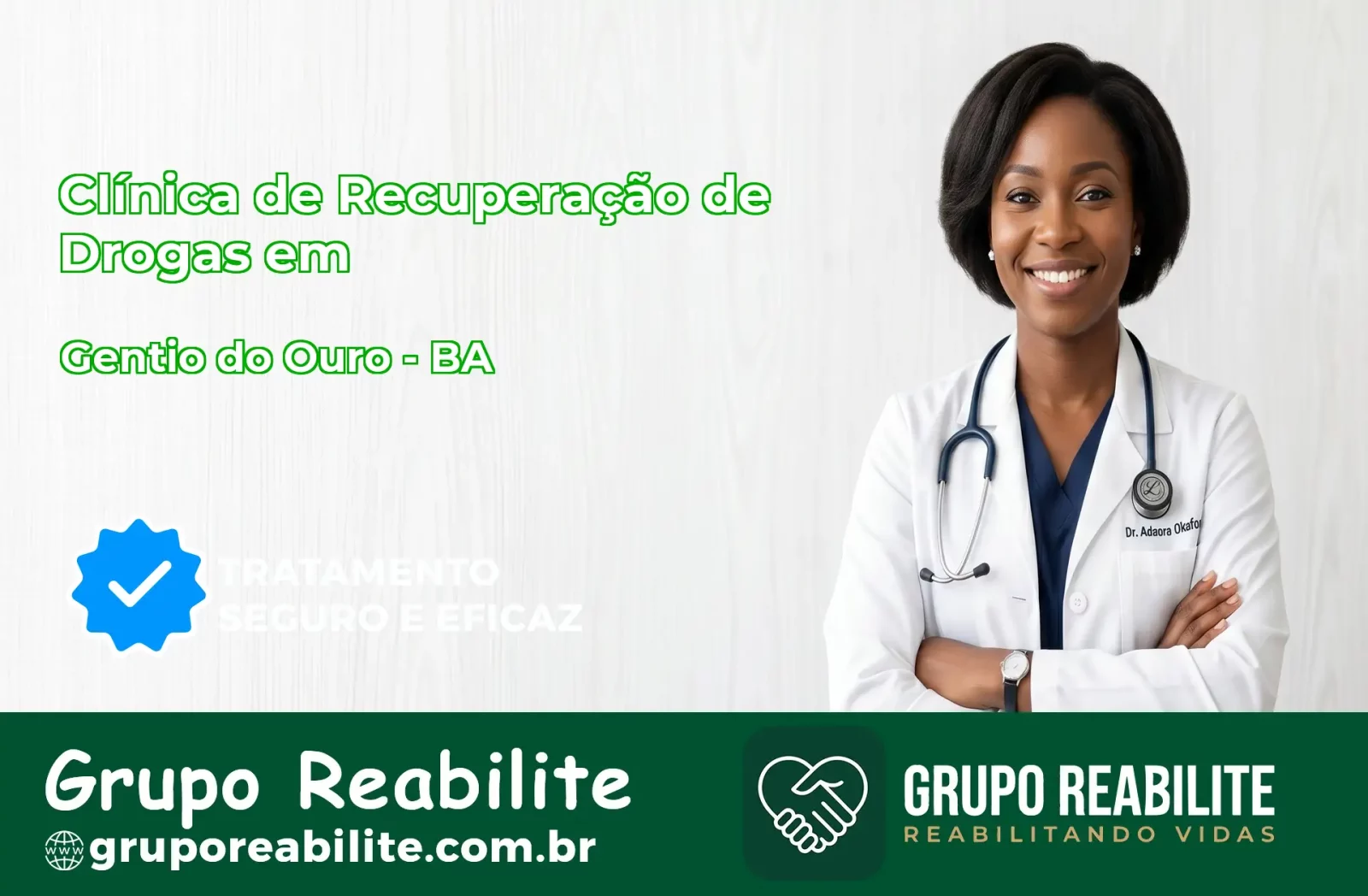 🚨 Clínica de Recuperação de Drogas em Gentio do Ouro - BA