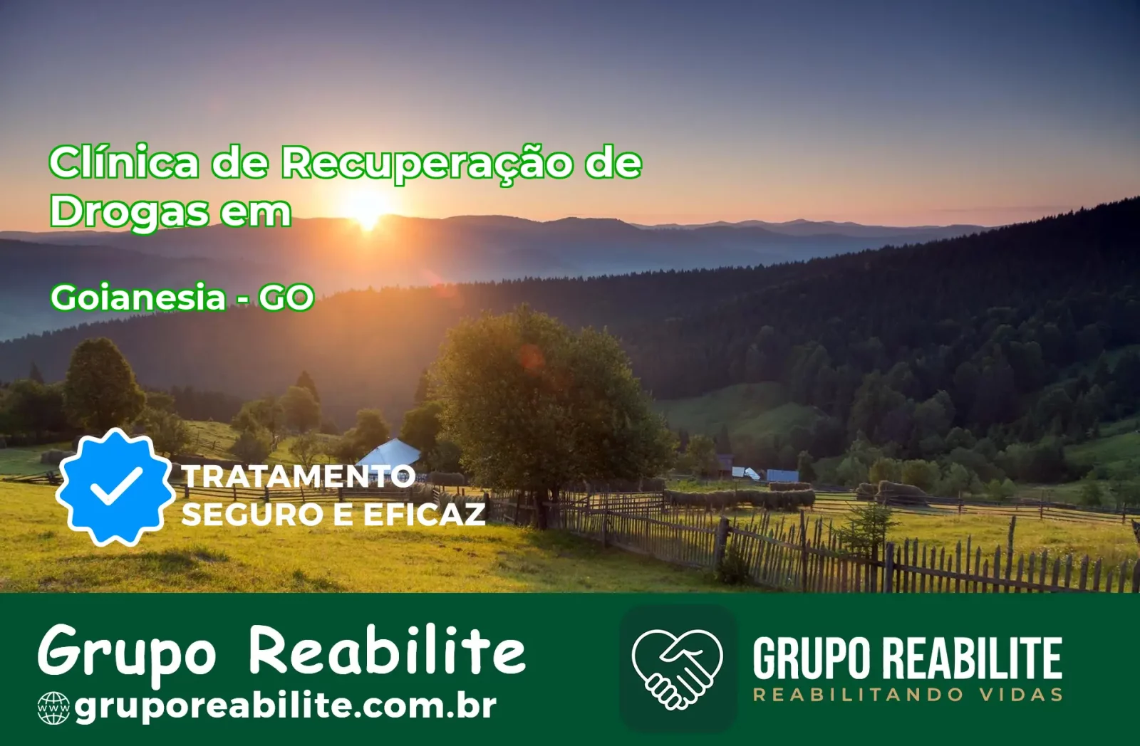 🚨 Clínica de Recuperação de Drogas em Goianésia - GO
