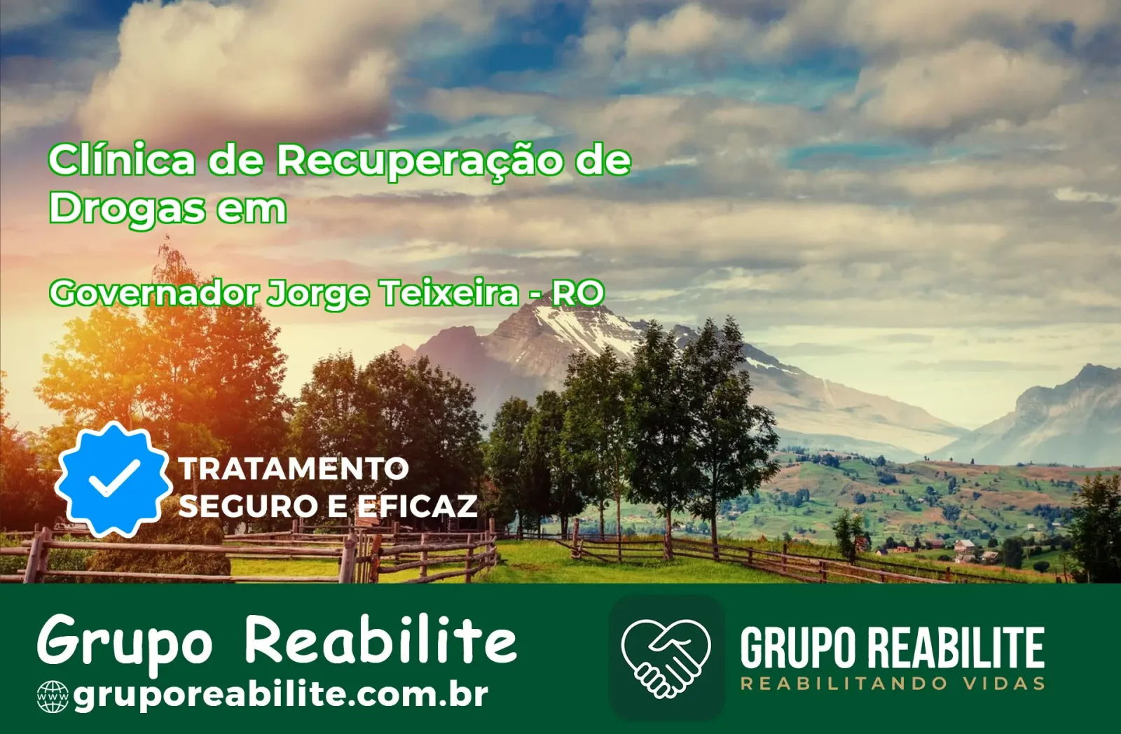 🚨 Clínica de Recuperação de Drogas em Governador Jorge Teixeira - RO