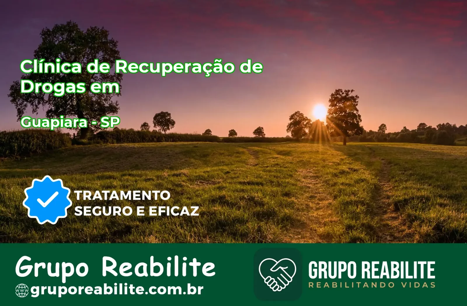 🚨 Clínica de Recuperação de Drogas em Guapiara - SP