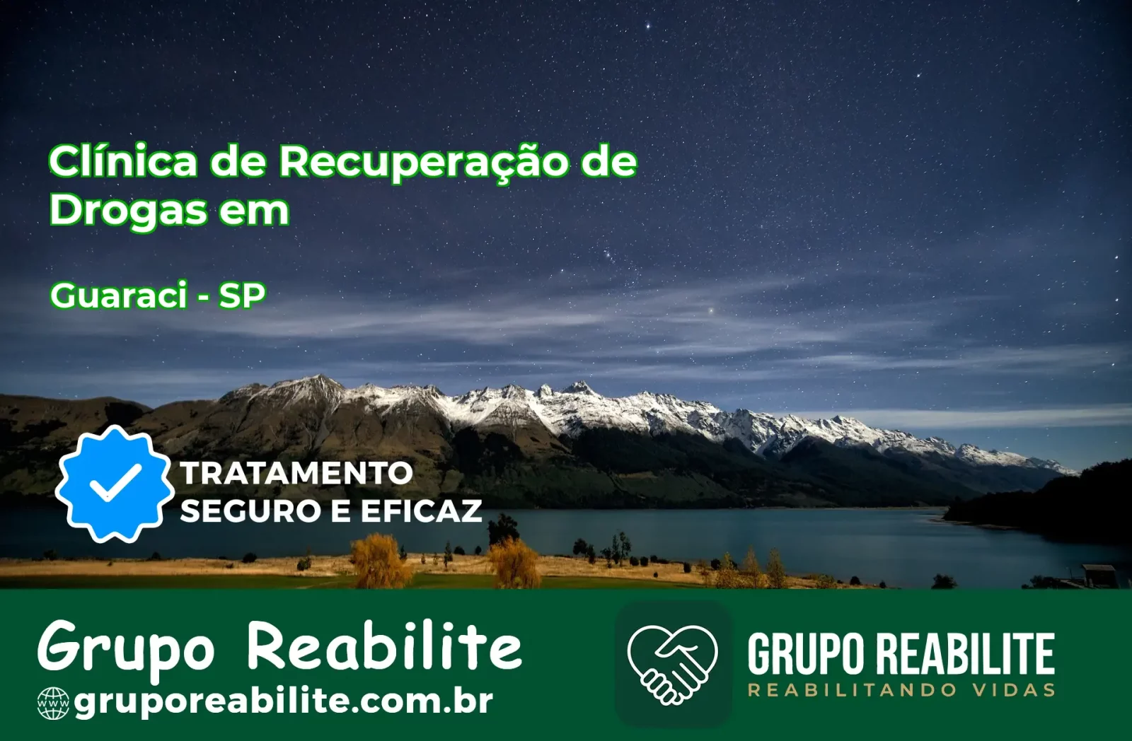 🚨 Clínica de Recuperação de Drogas em Guaraci - SP