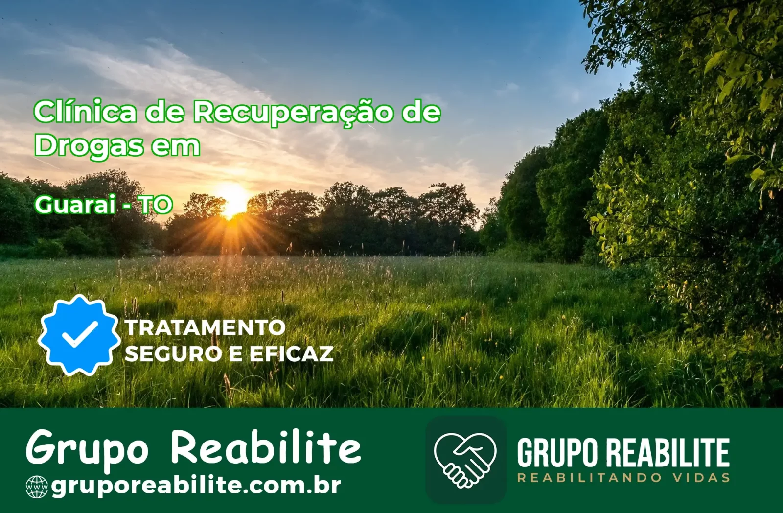 🚨 Clínica de Recuperação de Drogas em Guaraí - TO