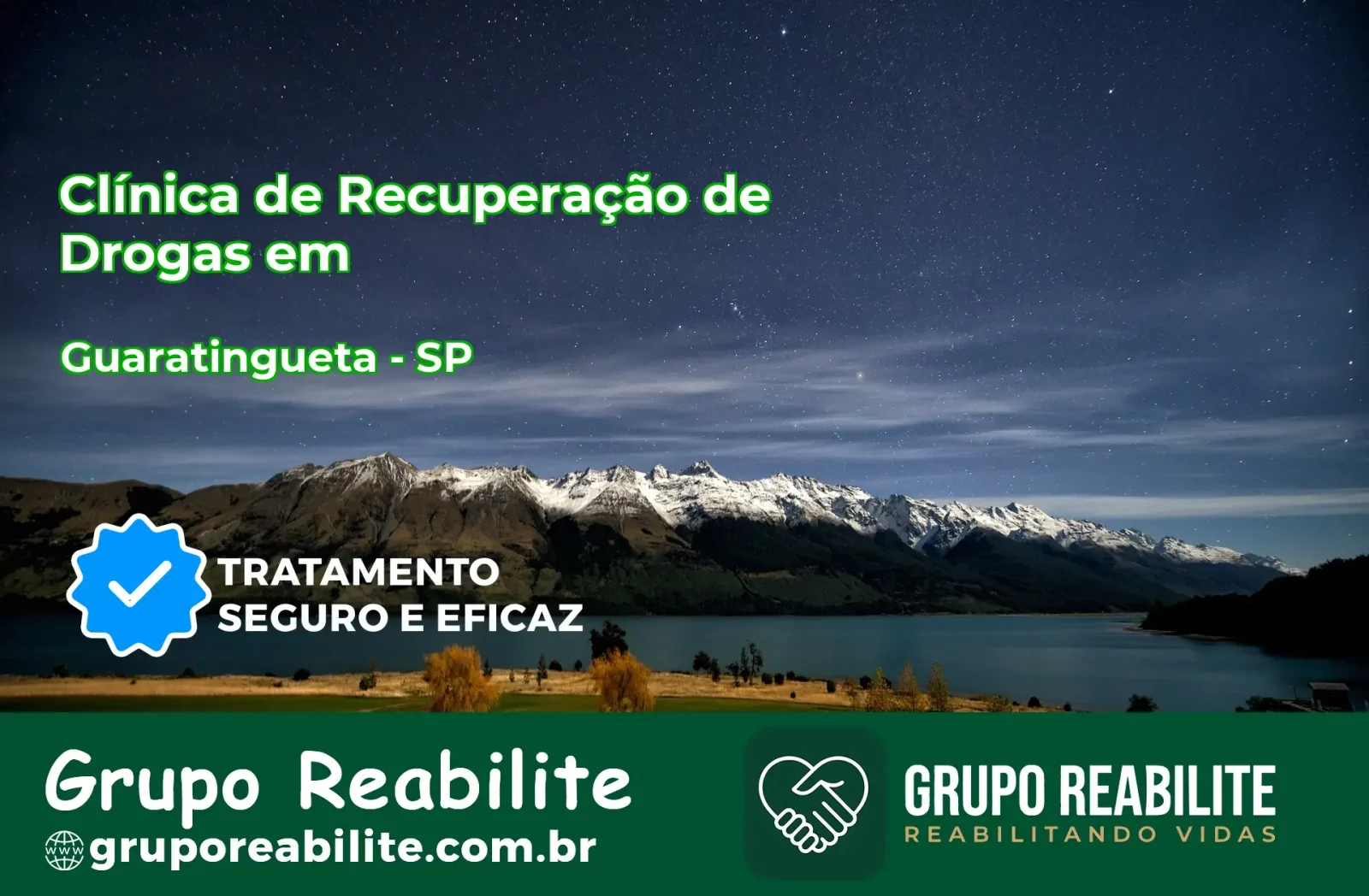 🚨 Clínica de Recuperação de Drogas em Guaratinguetá - SP