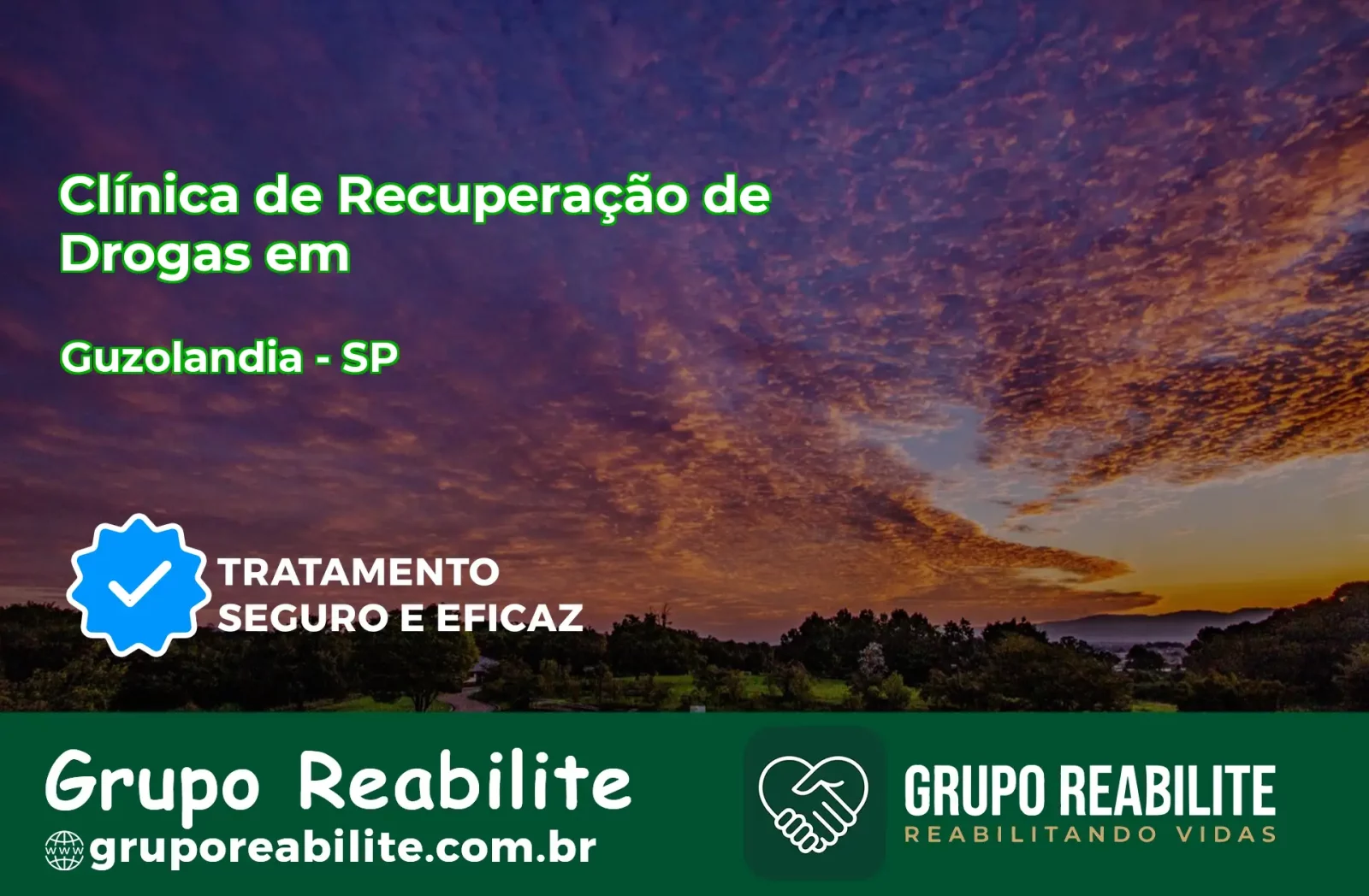 🚨 Clínica de Recuperação de Drogas em Guzolândia - SP
