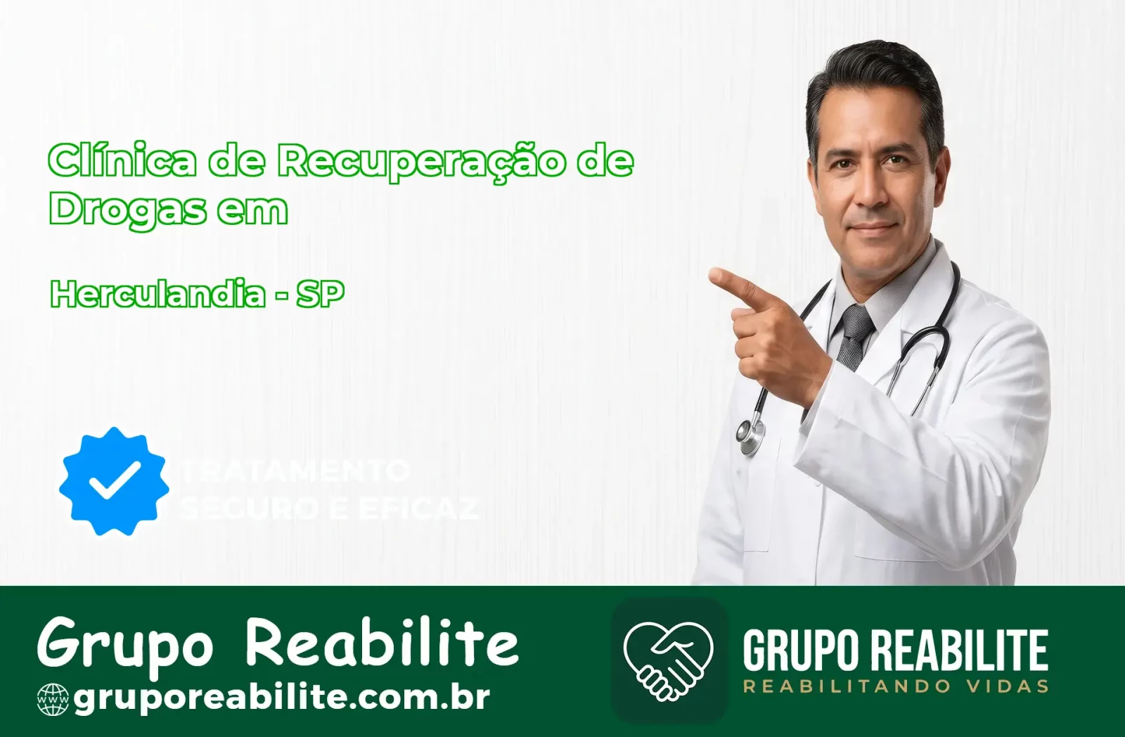 🚨 Clínica de Recuperação de Drogas em Herculândia - SP