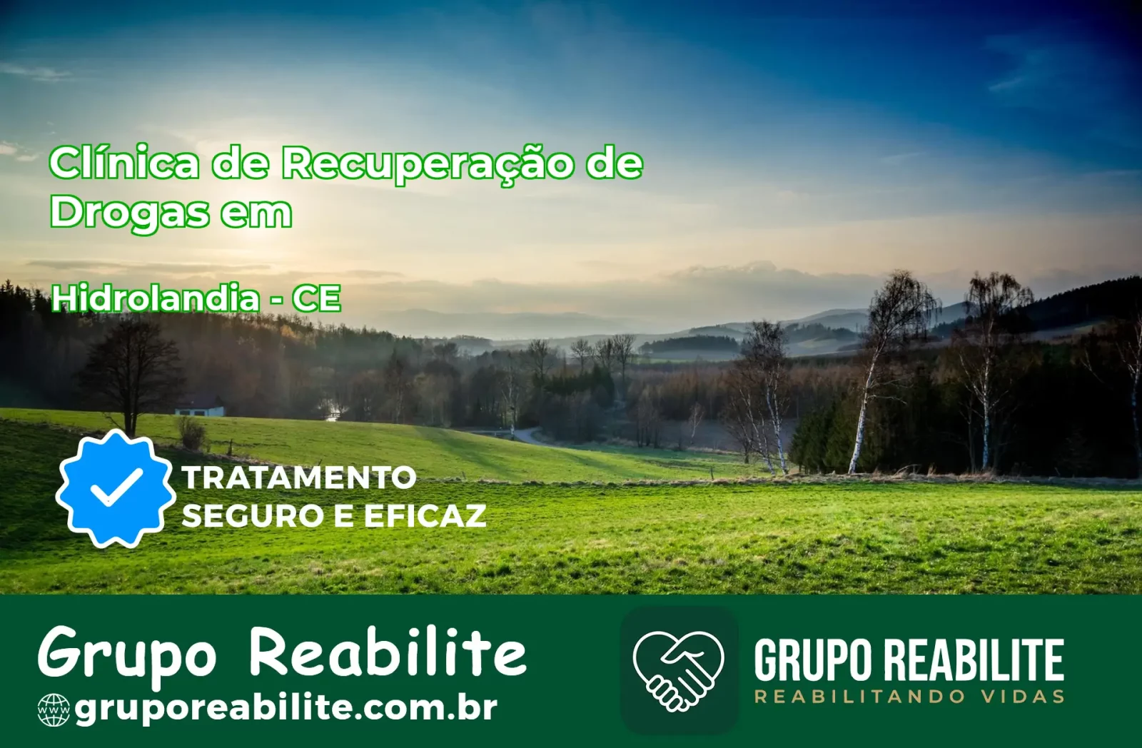 🚨 Clínica de Recuperação de Drogas em Hidrolândia - CE