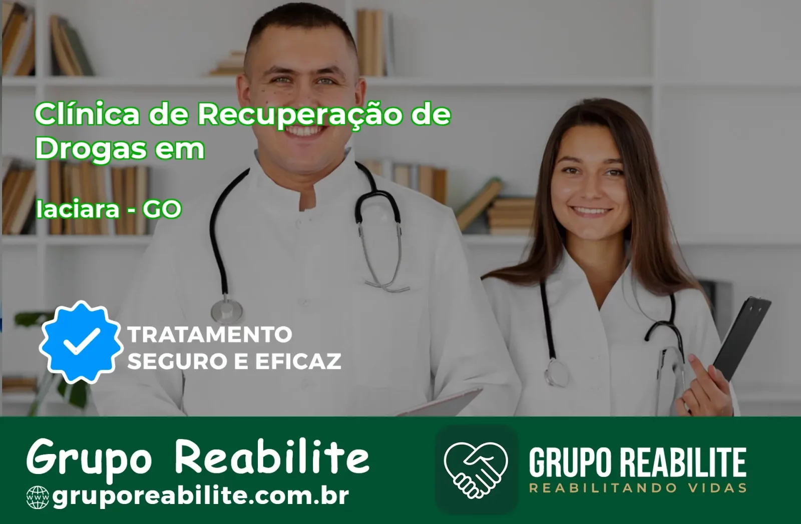 🚨 Clínica de Recuperação de Drogas em Iaciara - GO