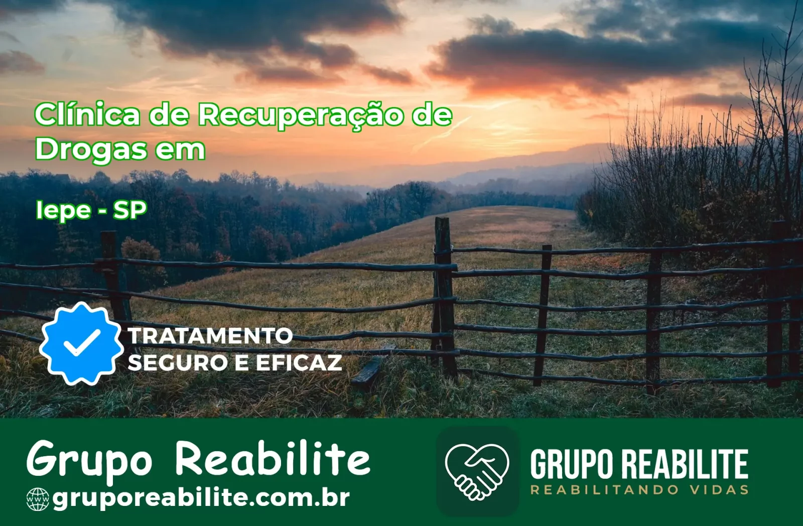 🚨 Clínica de Recuperação de Drogas em Iepê - SP